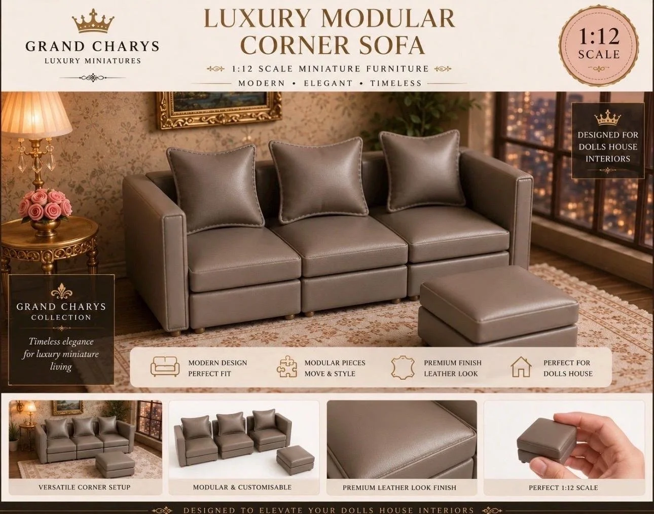 Luxury Modular Corner Sofa