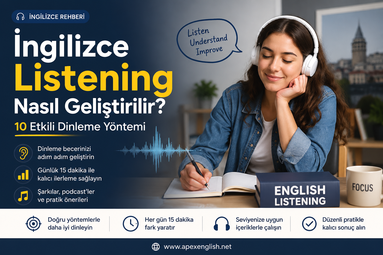İngilizce Listening Nasıl Geliştirilir? 10 Etkili Dinleme Yöntemi