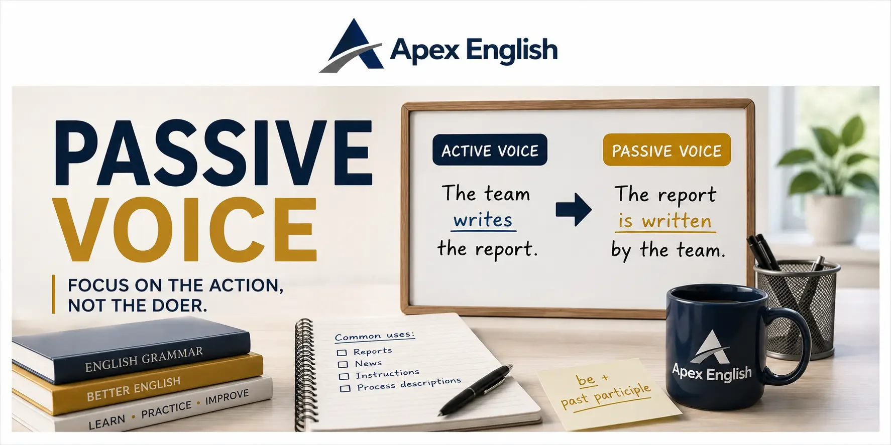 Passive Voice Konu Anlatımı: Active–Passive Farkı, Tüm Zamanlar ve Test