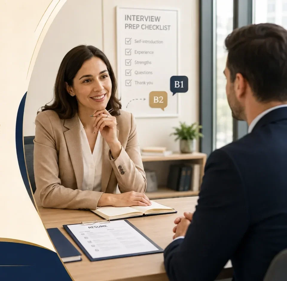 İngilizce Mülakat İçin Hangi Seviye Gerekir? B1–B2 İş Görüşmesi Rehberi