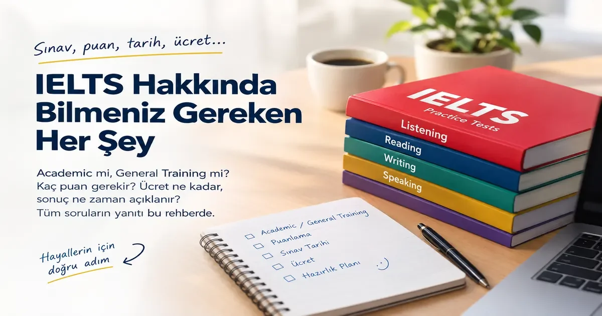IELTS Sınavı Hakkında Bilmeniz Gereken Her Şey: Ücret, Puanlama ve Hazırlık