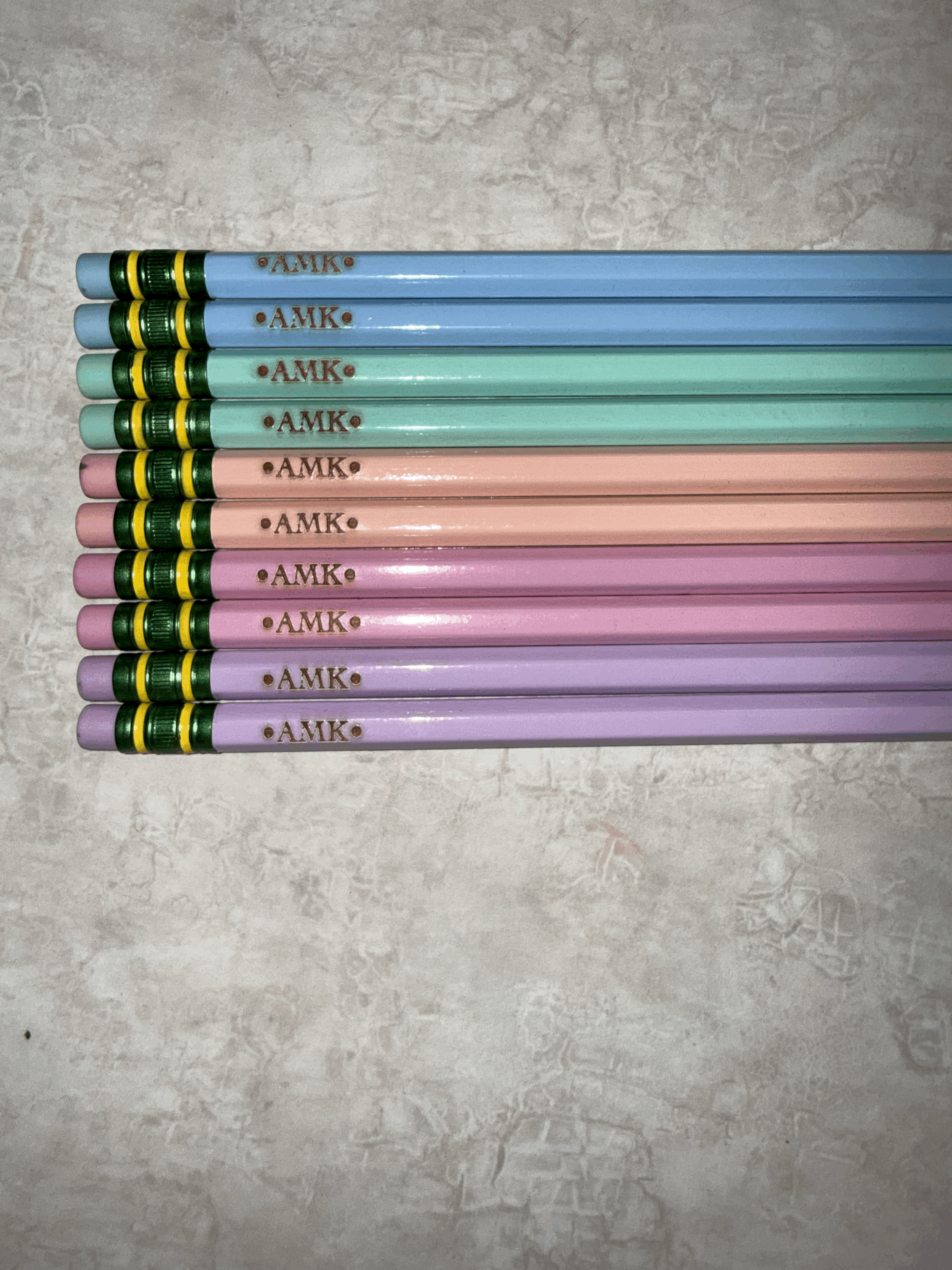 Customized Engraved Pastel Pencils