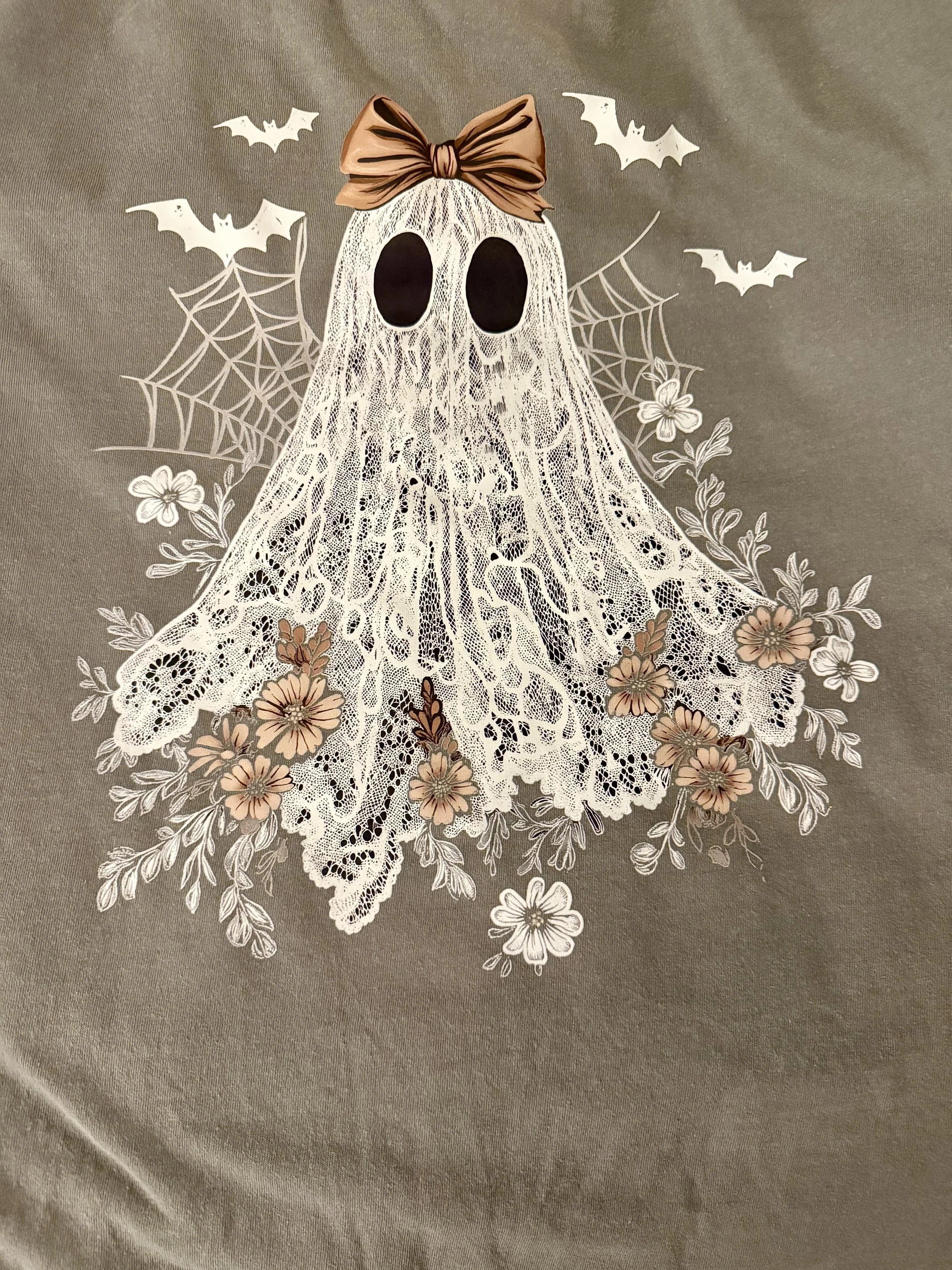 Lace Ghost Halloween Shirt