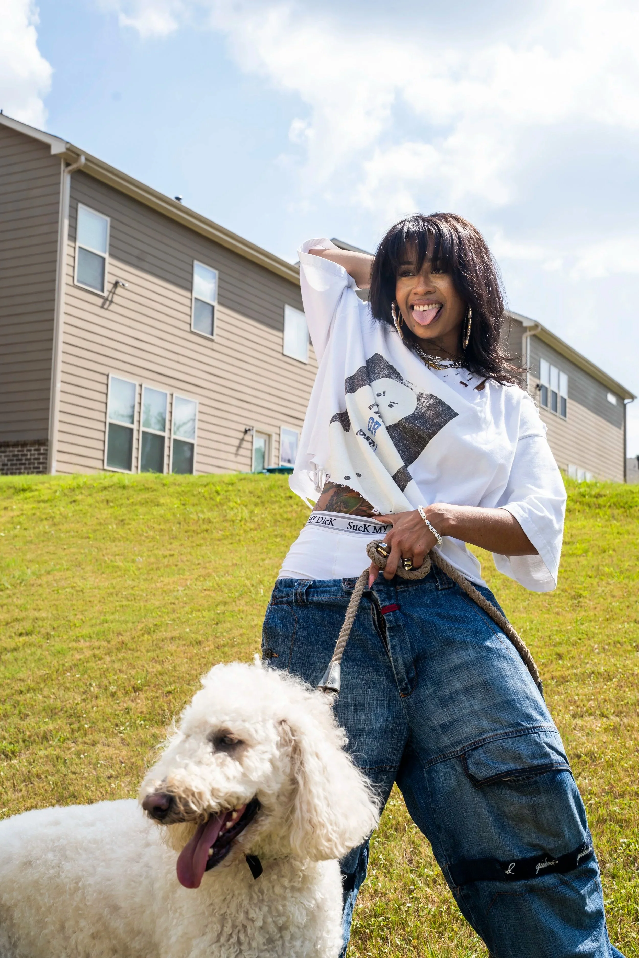 Tia Corine - Backyard x JID Video Shoot 