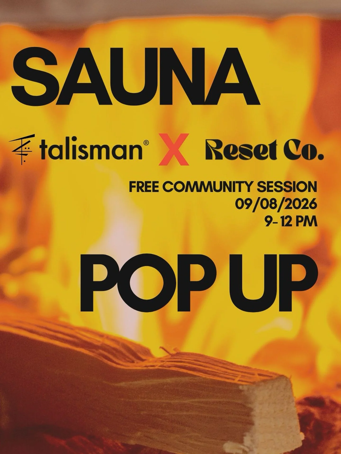 We&rsquo;re excited to announce our first community partnership.

Together with @talisman.gym - we&rsquo;re bringing our wood-fired sauna and cold plunges to the gym for a free community recovery session this Sunday.

Whether you&rsquo;ve just finish