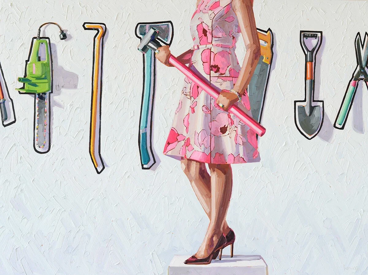 Miss Leading, 2019 (Oil on Panel, 60x80”) - Kelly Reemtsen