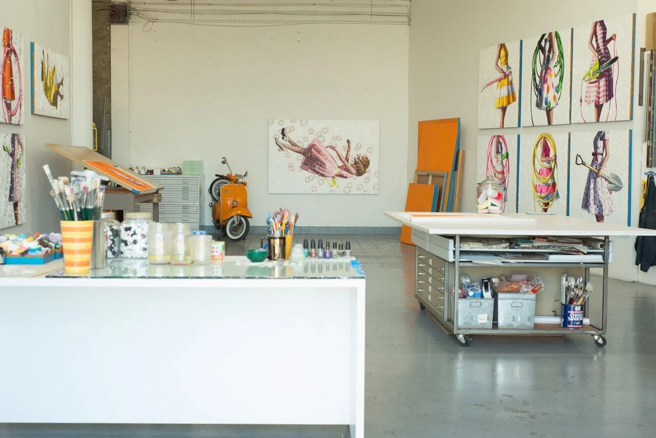 Kelly Reemtsen’s studio in Los Angeles