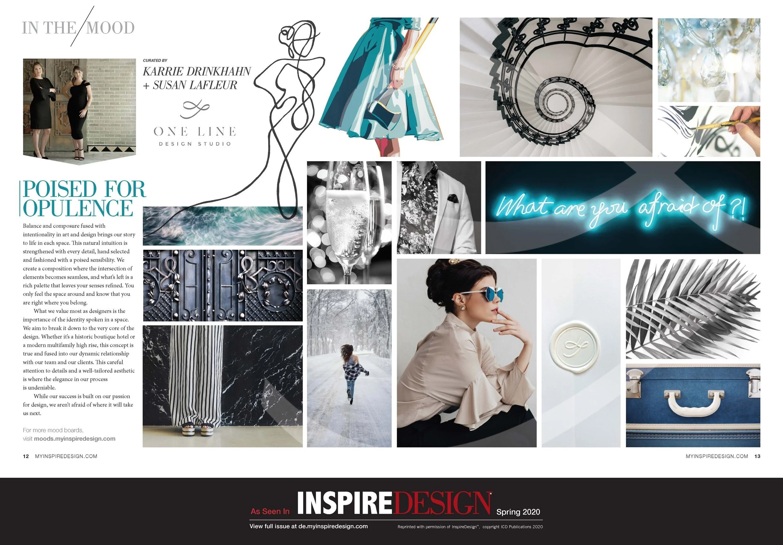 As seen in Inspire Design Magazine - Spring 2020