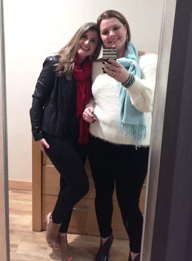 Selfie silliness getting ready to brave the BDNY energy.