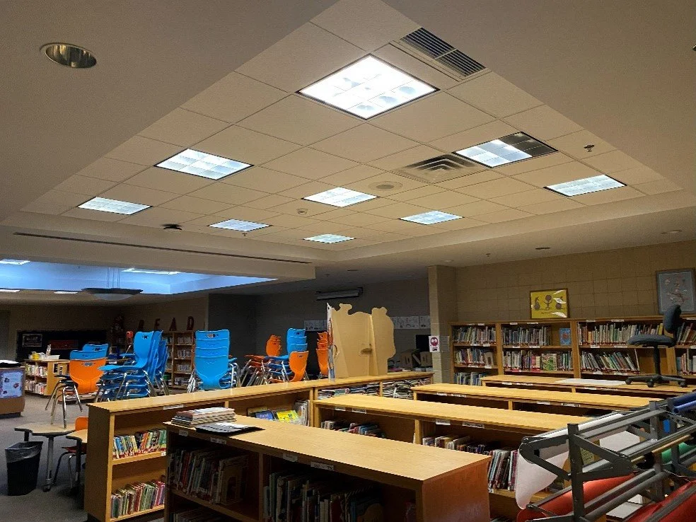 Outdated and inefficient lighting at South Point