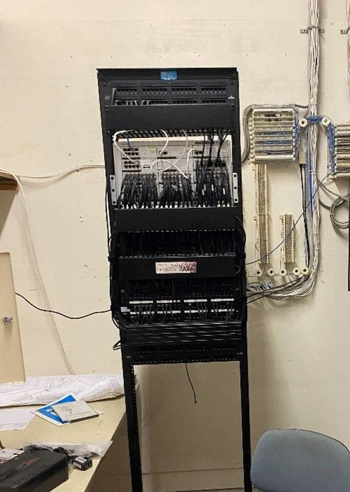 Outdated phone system at the high school