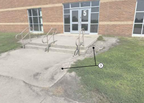 Sidewalk accessibility limitations and landscaping maintenance