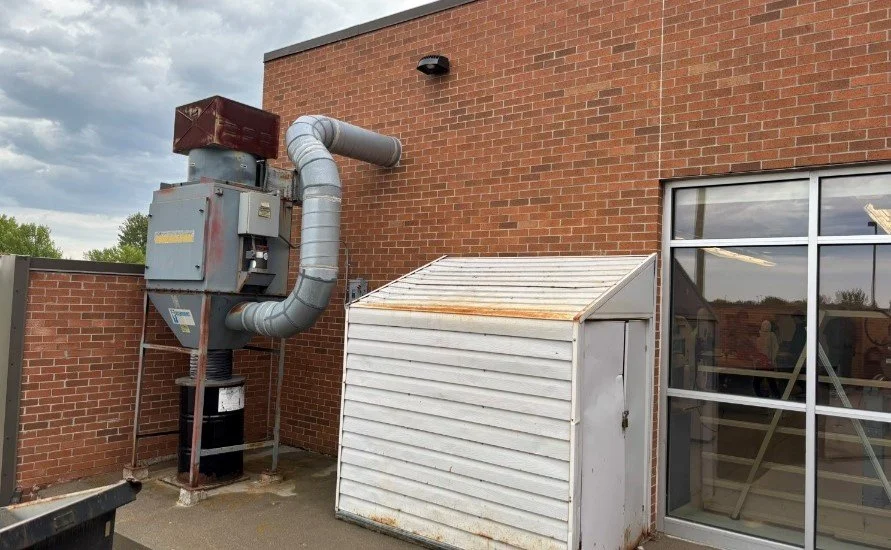 Dust collector reaching end of life expectancy at CMS