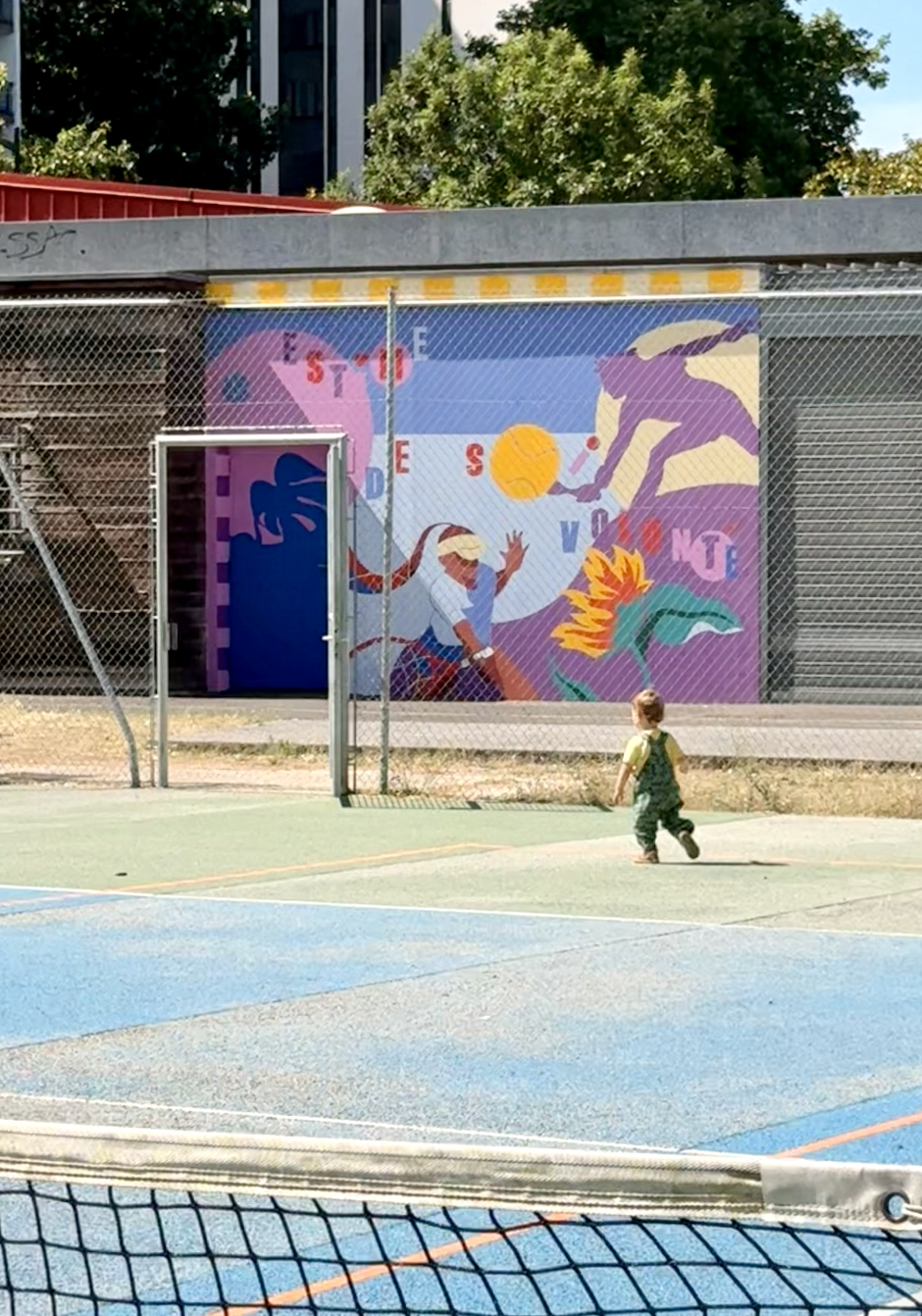 Fresque participative - Ville de Pessac, Fête Le Mur & Domofrance
