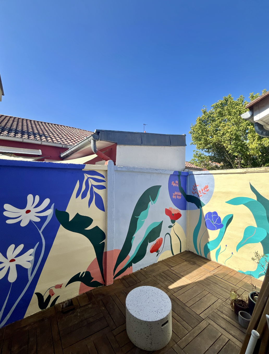 Le patio luxuriant - Résidence privée