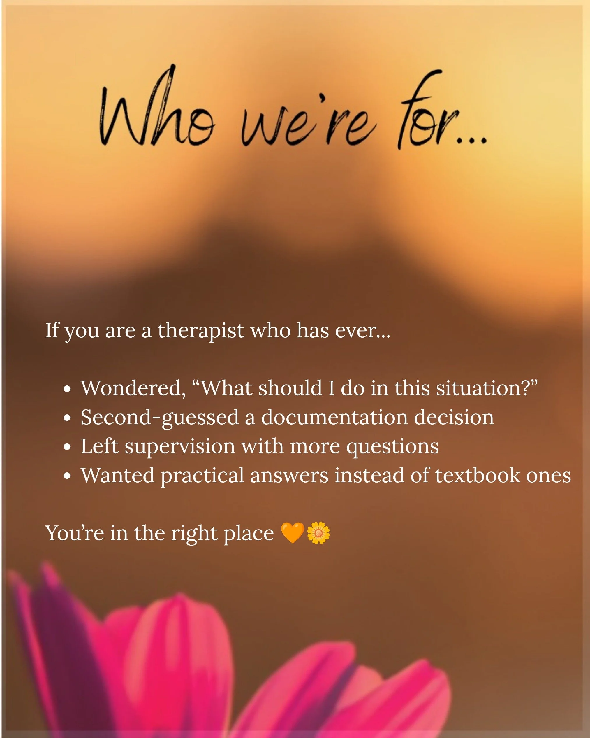 Every day, people trust us with their stories. Their grief. Their joy. Their trauma. Their hopes. Their relationships. The parts of themselves they rarely show anyone else.

That kind of trust deserves more than performative competence.
It deserves r