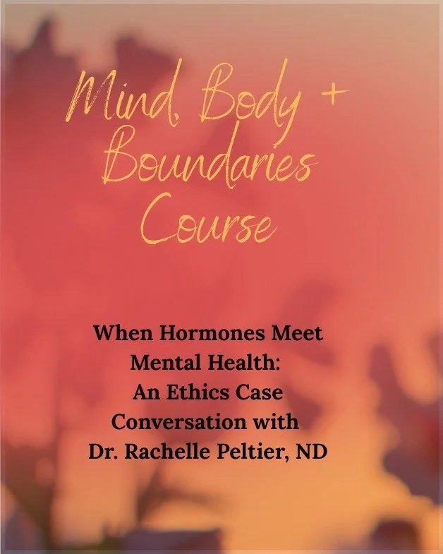 Many of our women clients are asking, &ldquo;Do you think this could be my hormones?&rdquo;

Suddenly we&rsquo;re wondering&hellip;

&bull; What can I say?
&bull; Should I refer?
&bull; Am I staying within my scope?
&bull; How do I support her withou
