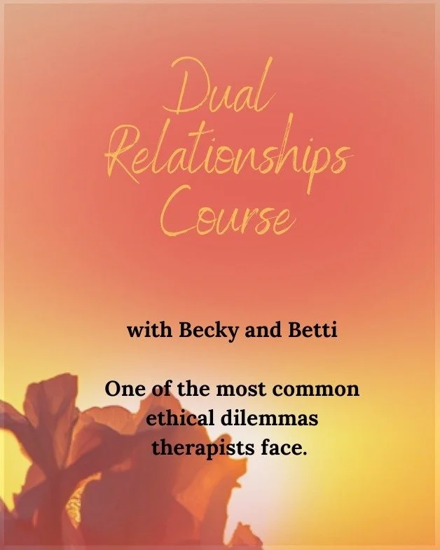 Dual relationships aren&rsquo;t always obvious.

It&rsquo;s the former client who sends a friend request.

The child whose parent invites you to a birthday party.

The small town where everyone knows everyone.

The client you unexpectedly meet at you