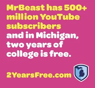 2Years Free social media post MrBeast