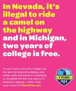 2YearsFree.com 3.5x4.1875 color print ad