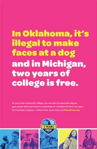2YearsFree.com 11x17 poster