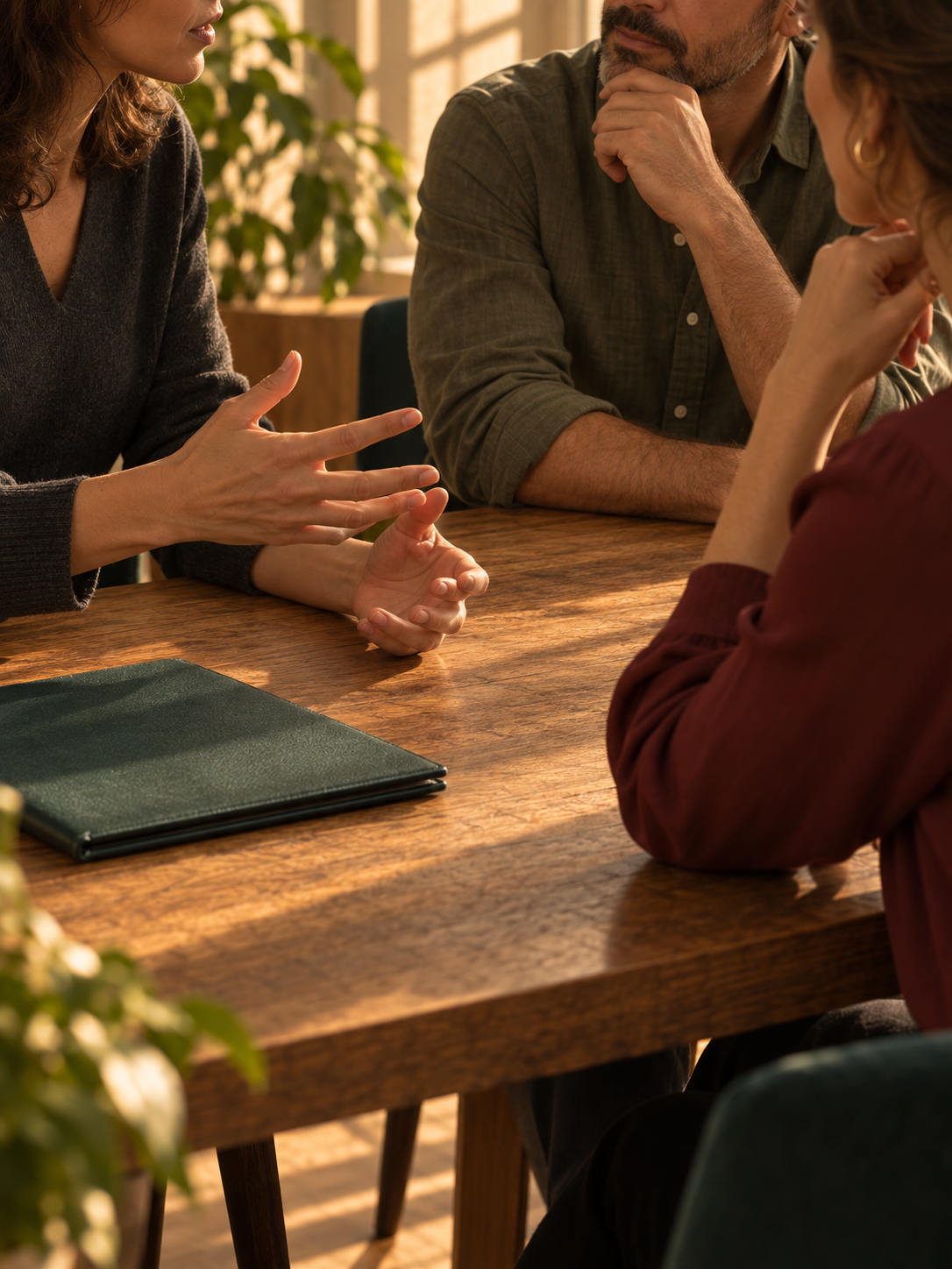 Gruppo di lavoro durante un confronto su dinamiche e criticità organizzative.