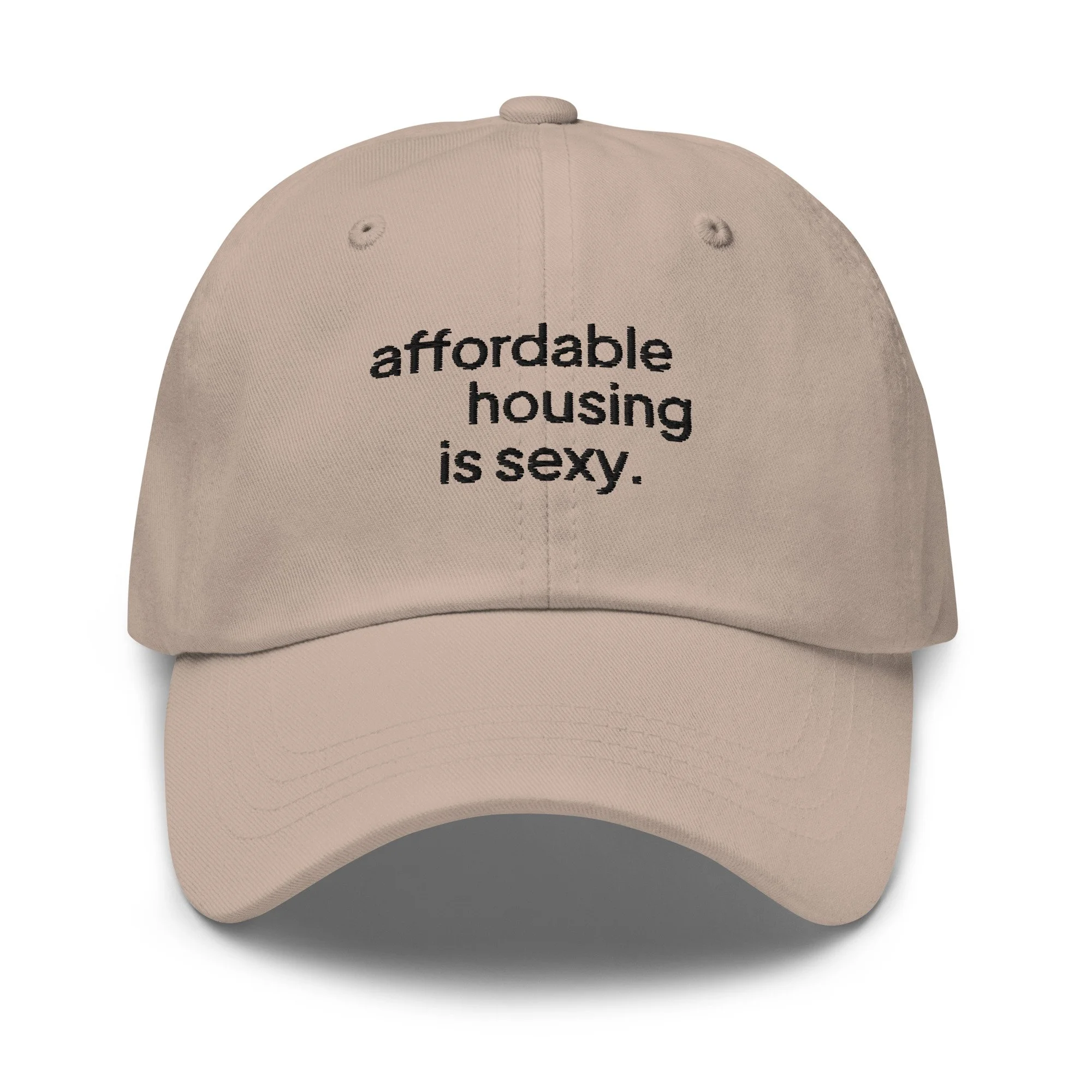 affordable housing is sexy dad cap