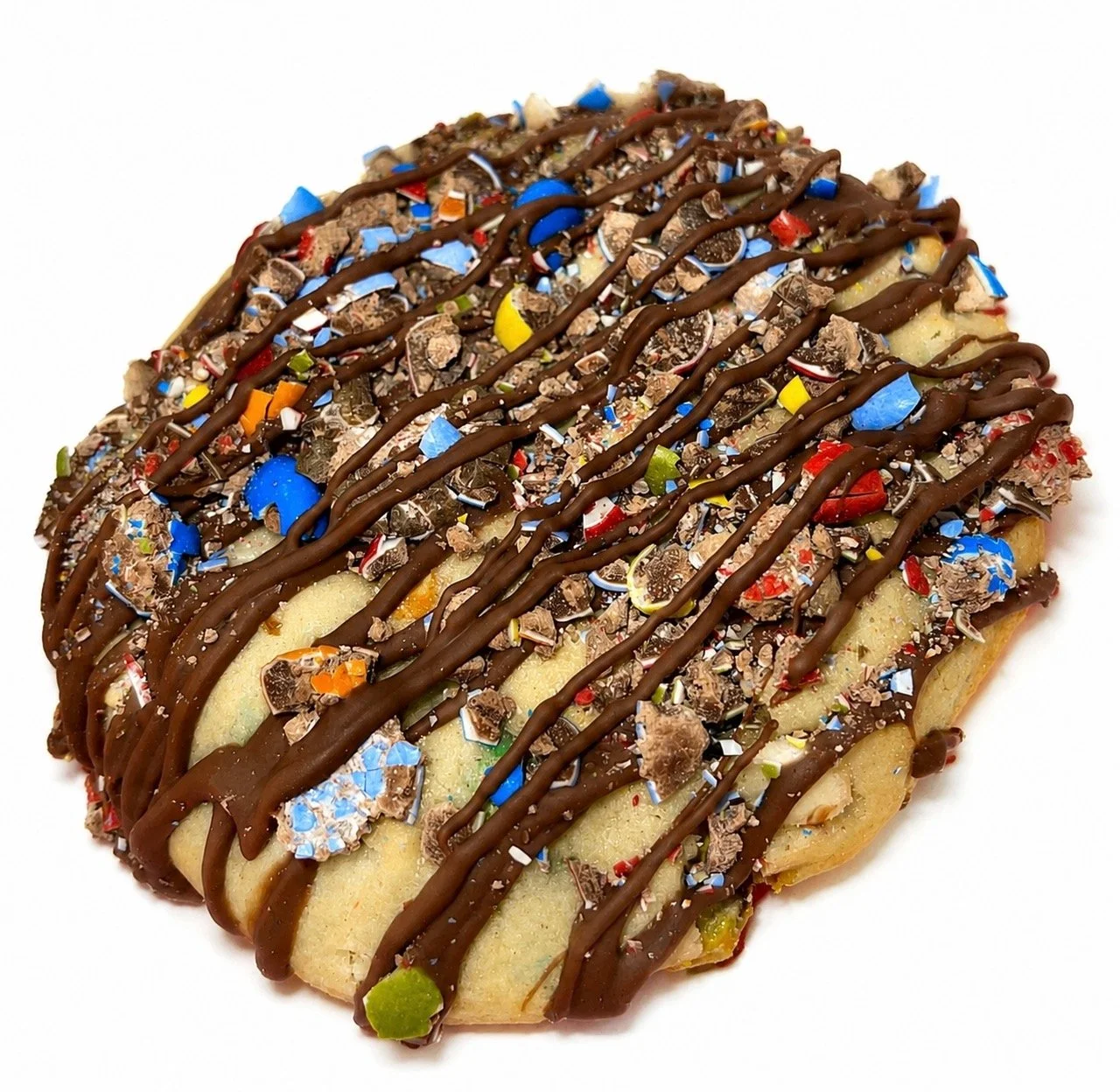 Rainbow 'M&M' Cookie