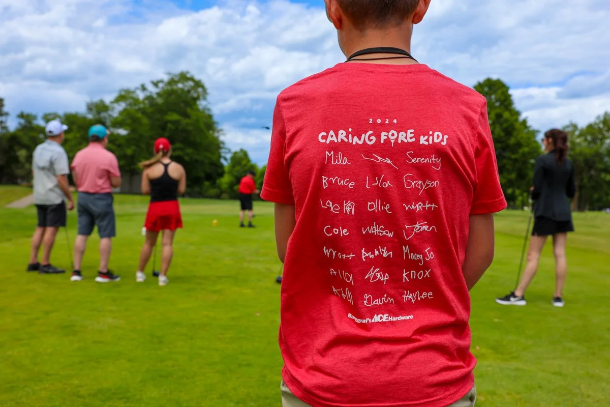 Caring Fore Kids All Star T shirt design