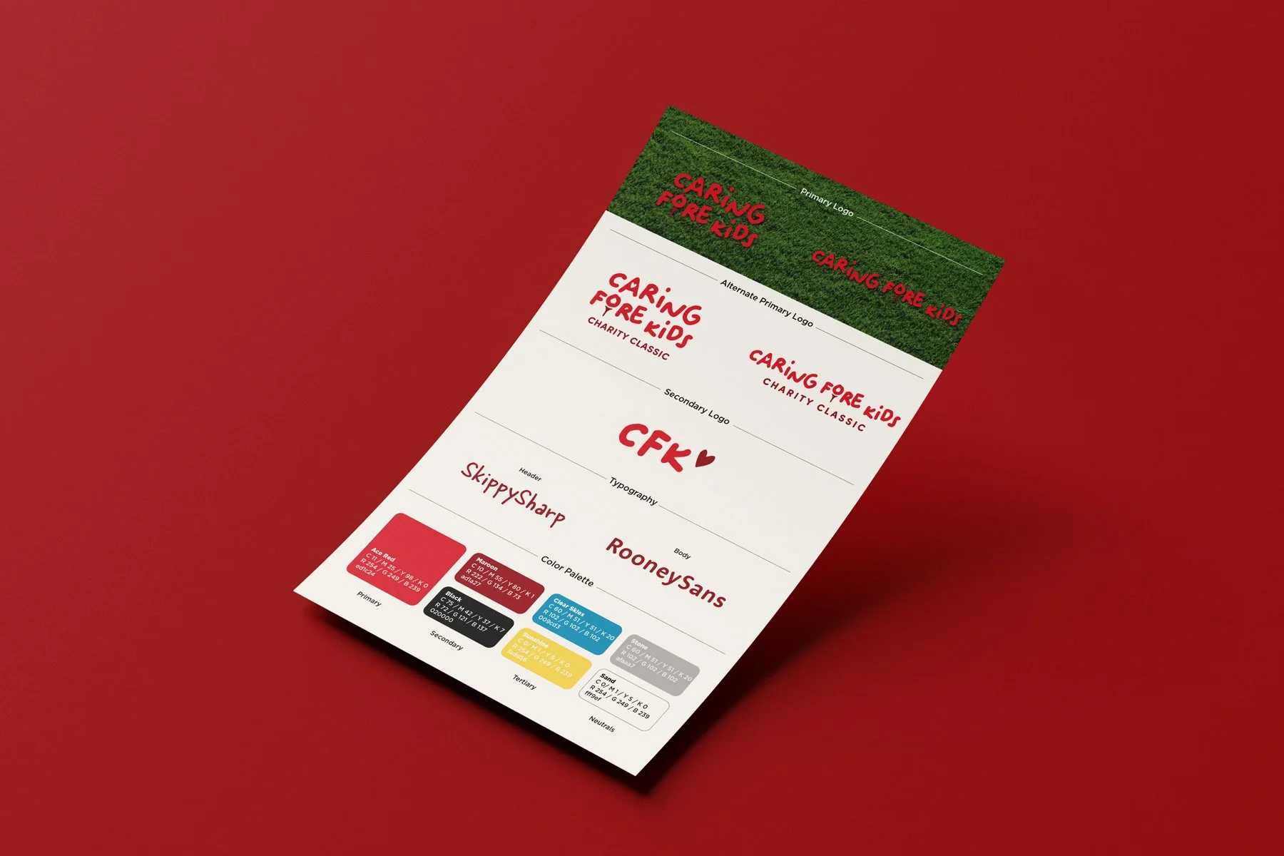 Caring Fore Kids Style Guide
