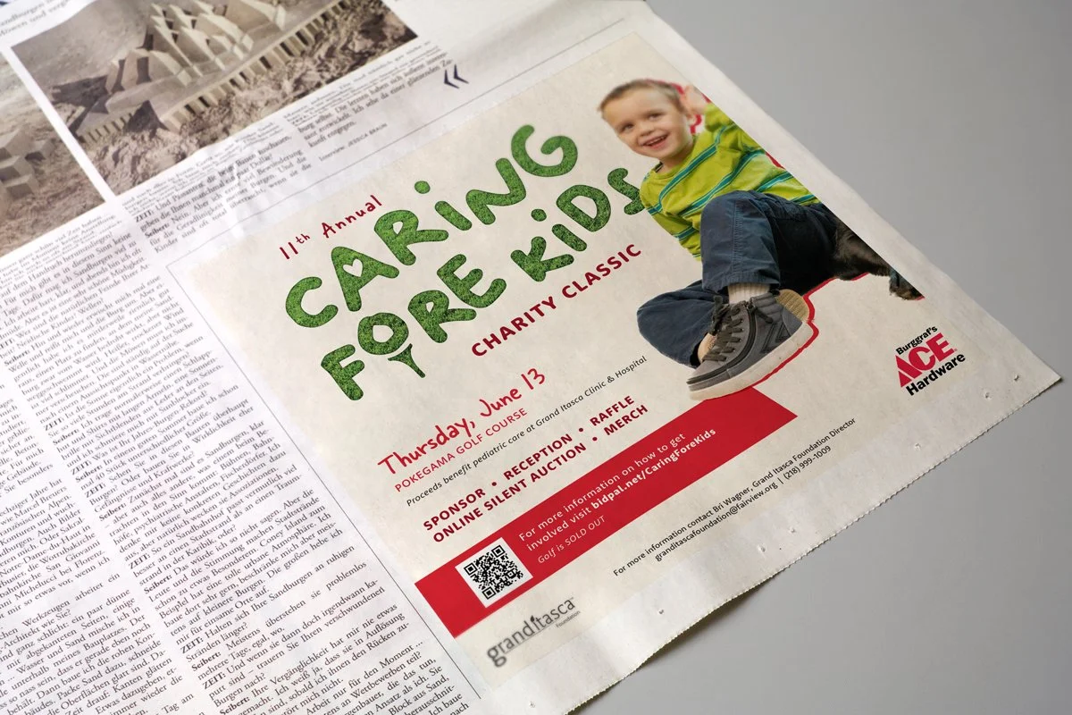 Caring Fore Kids Newspaper Ad