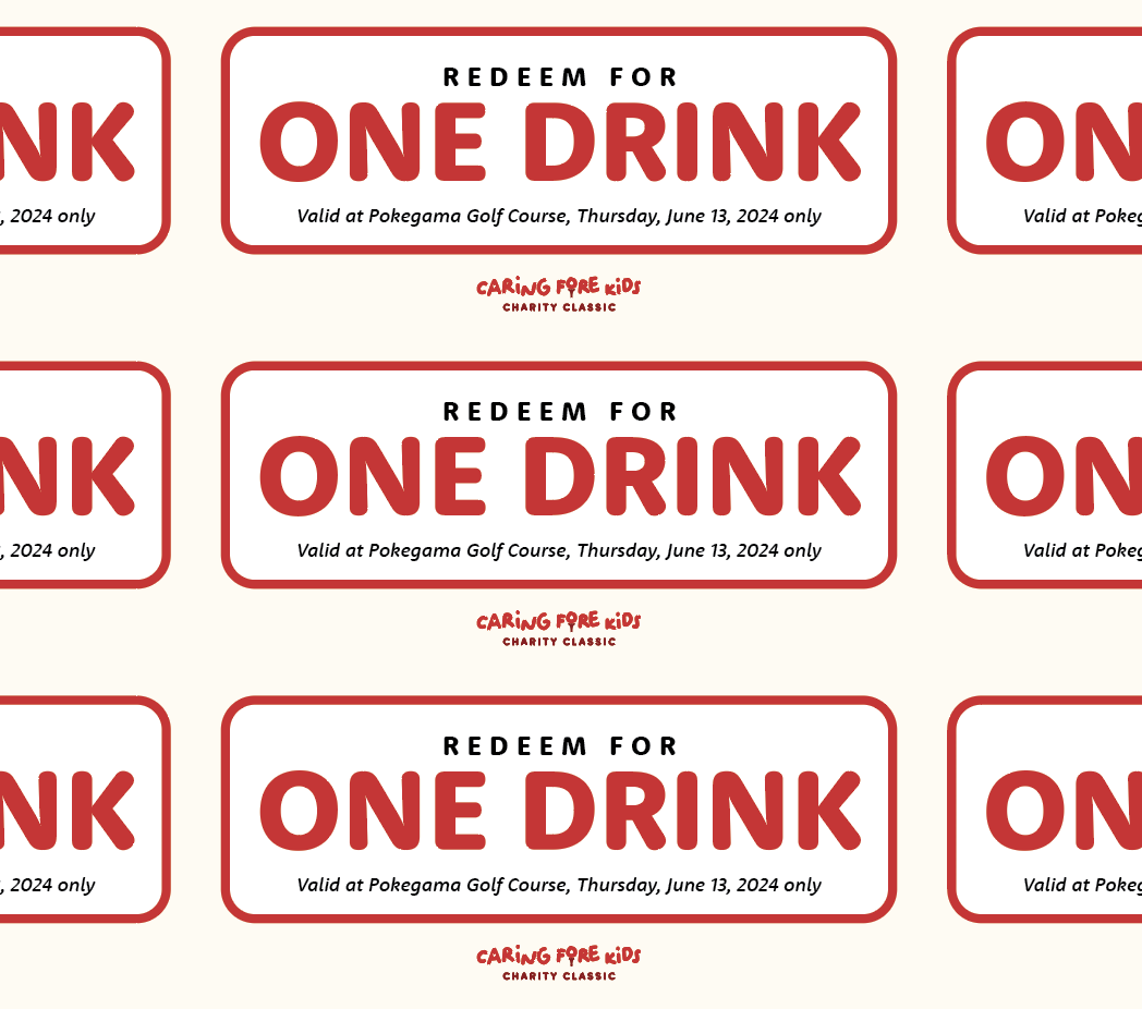 CFK Drink tickets