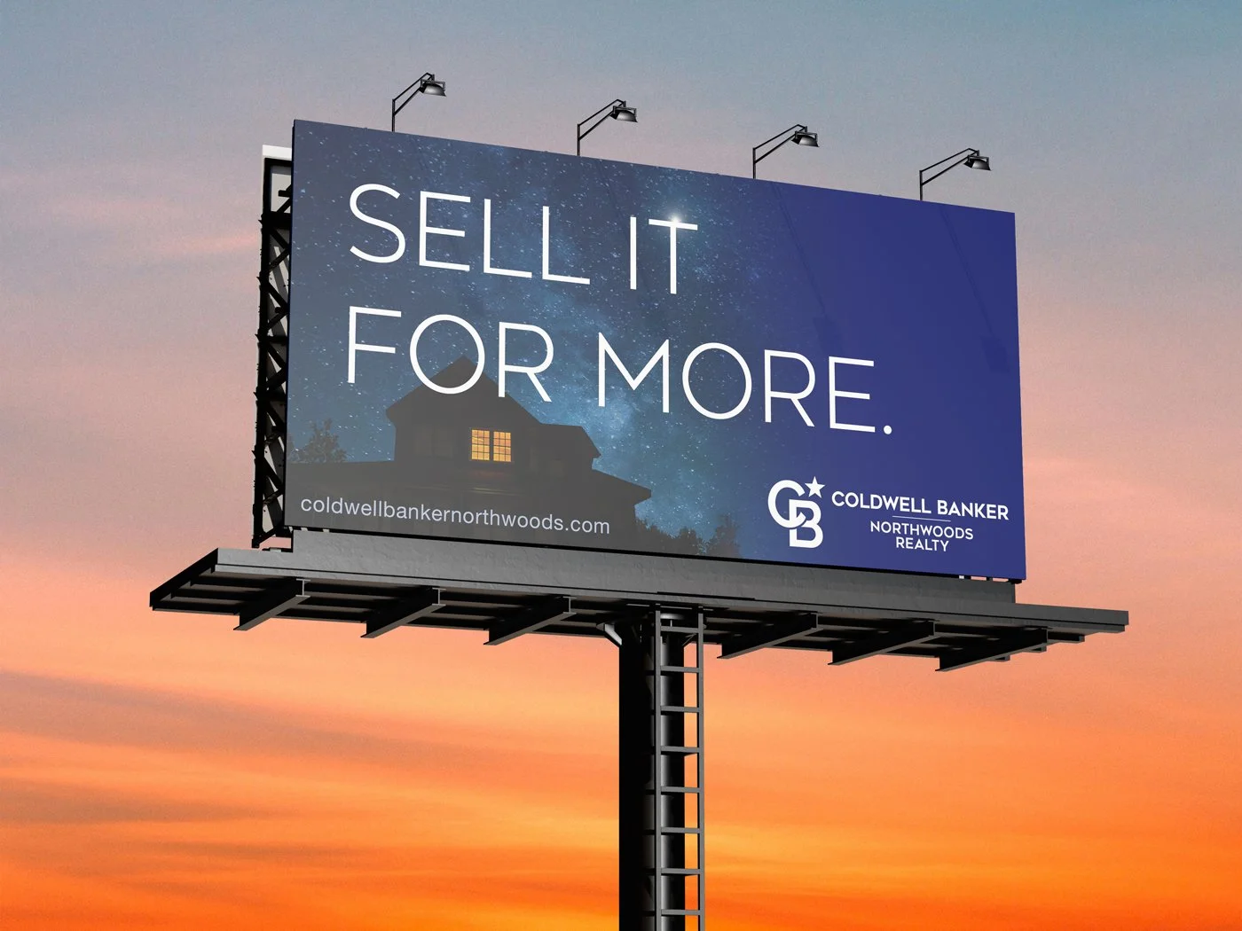 Spring 2021 Coldwell Banker Northwoods Realty Campaign Billboard