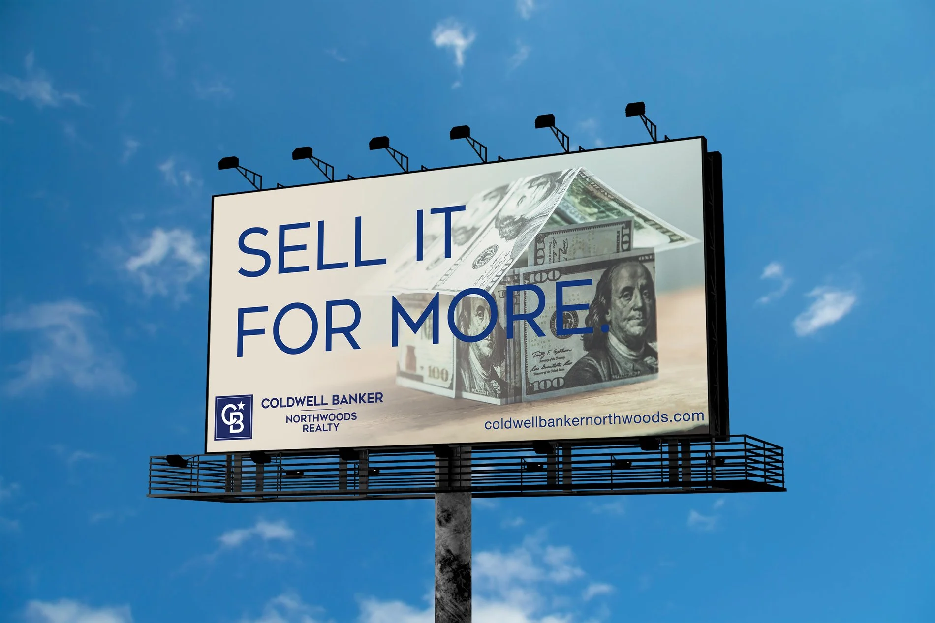 Spring 2022 Coldwell Banker Northwoods Realty Campaign Billboard