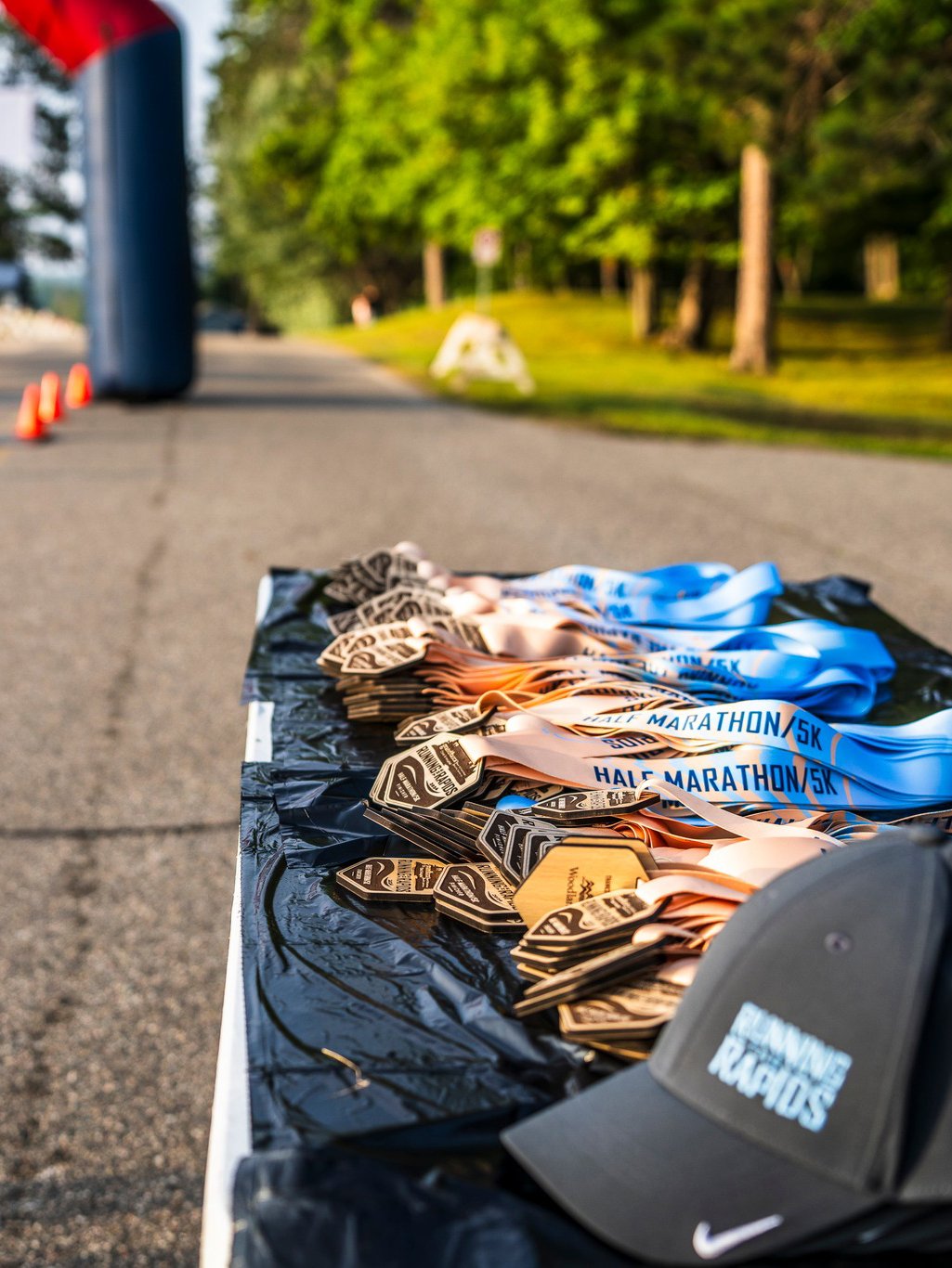 Running the Rapids medals