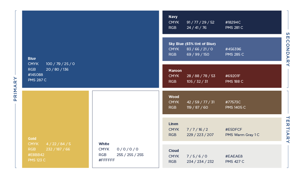 St. Joseph's Catholic School color palette