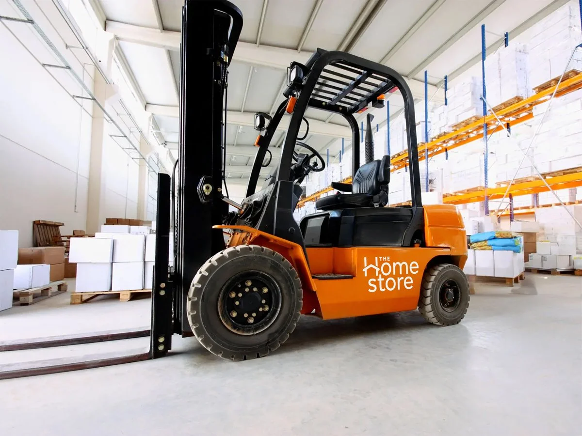 The Homestore fork lift
