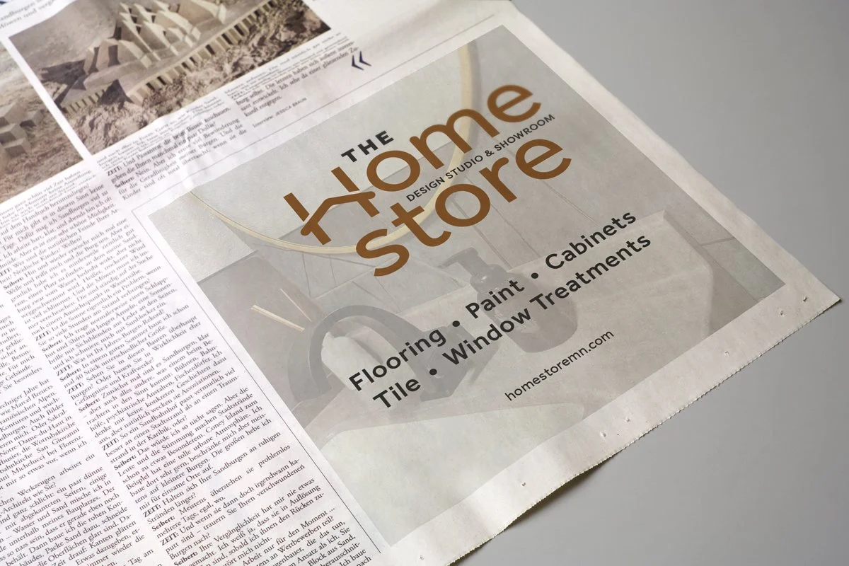 The Homestore Newspaper ad