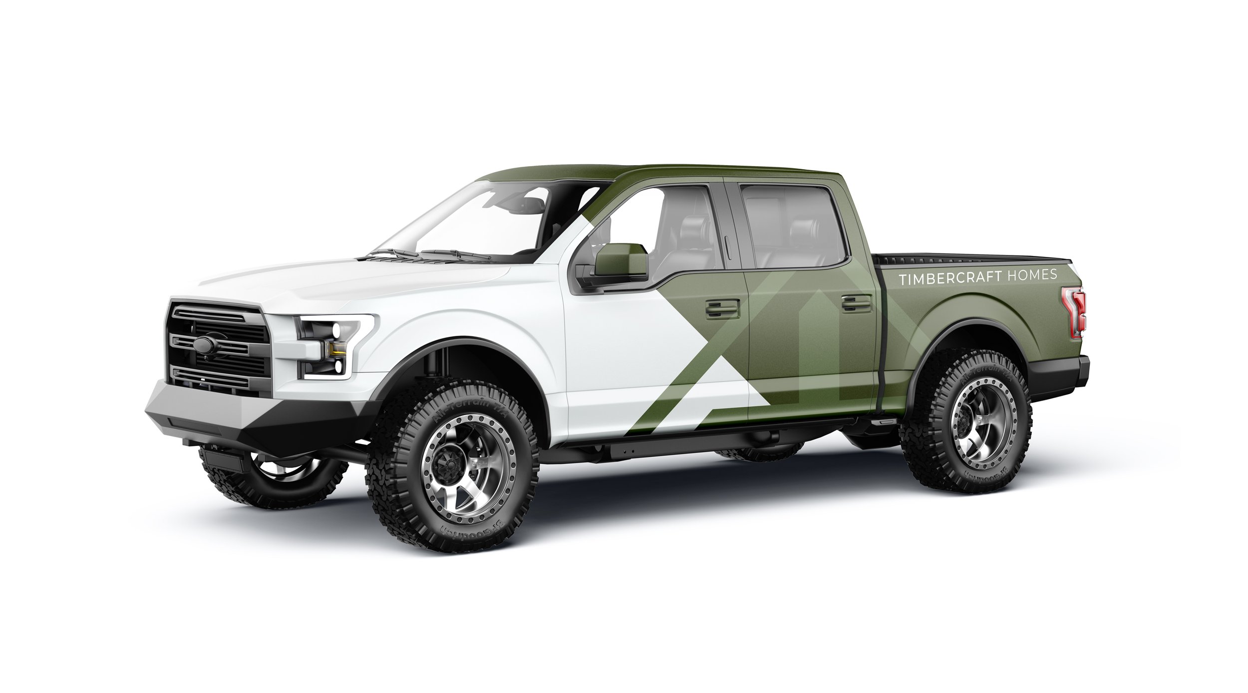 Timbercraft Homes truck wrap
