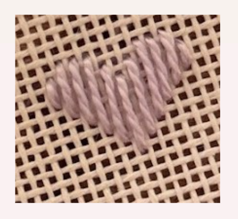 Large Bargello Heart