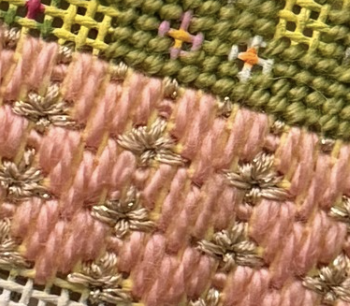 Bargello Heart Variation II