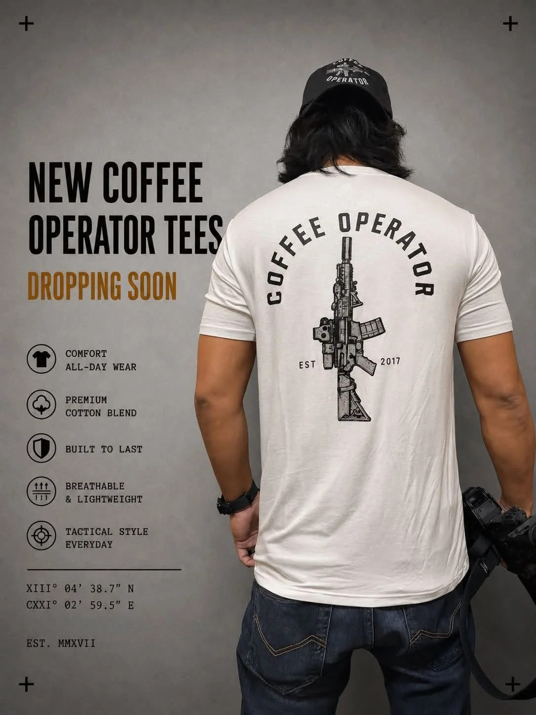 Coffee Operator T-Shirt (EST 2017)