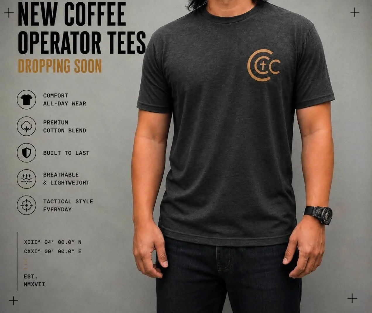 Coffee Operator T-Shirt (Christ & Carry)