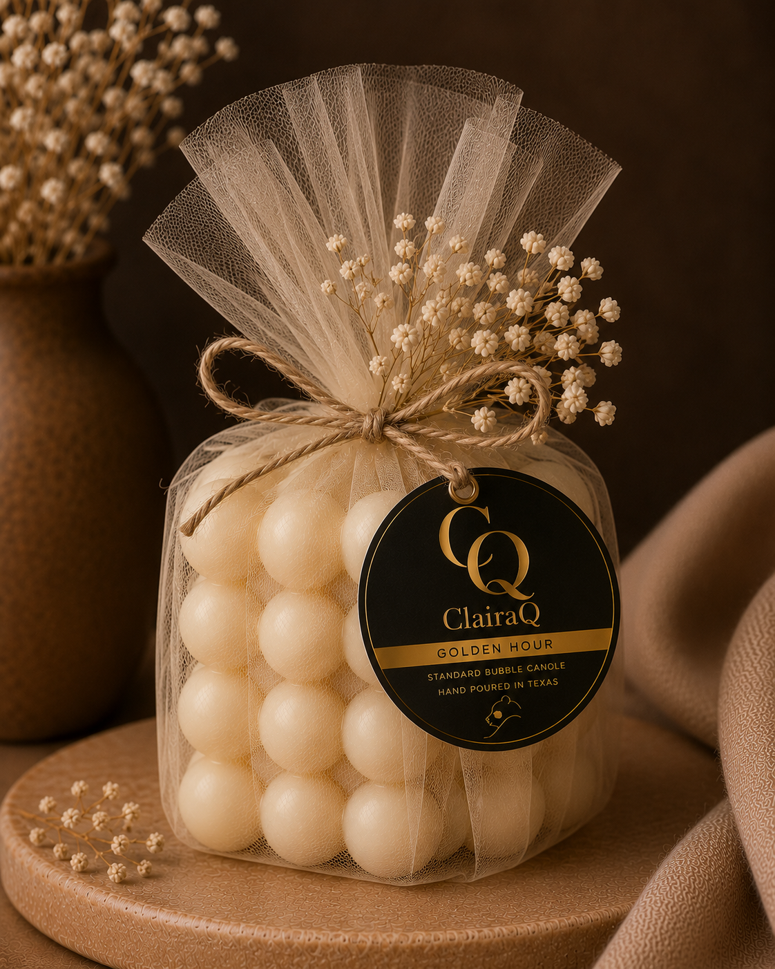 Golden Hour Standard Buble Candle