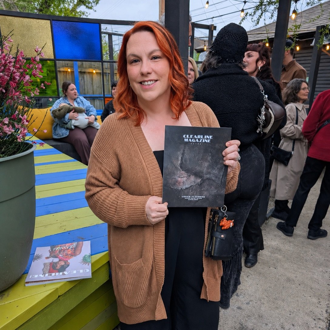 @clearlinezine release party was epic, I finally had a quiet moment this morning to sit down and absorb the cover and article, and I&rsquo;m feeling really grateful. To be honest, I have been feeling a little rough about my art practice lately. I thi