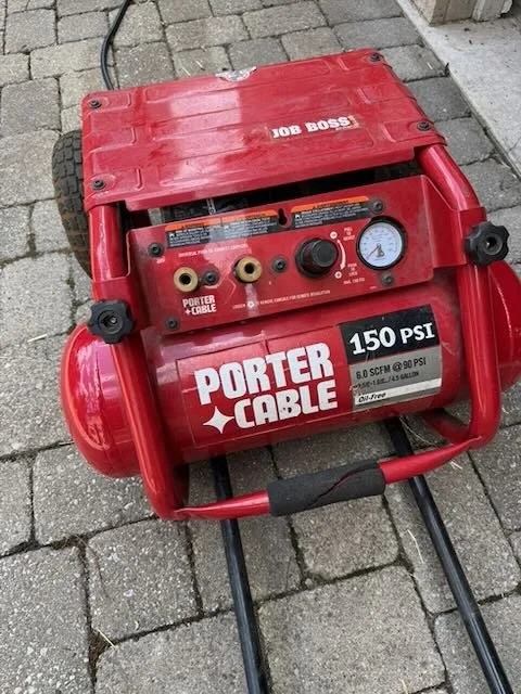 Air Compressor with 50ft Hose, inflators and accessories
