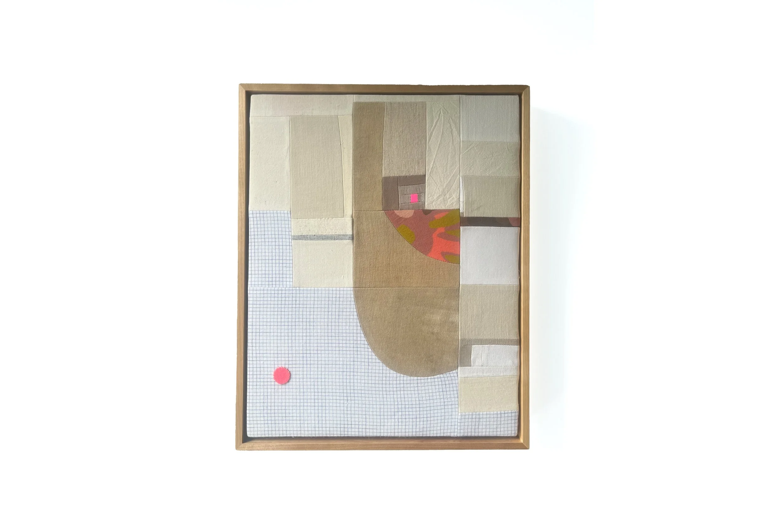 "Sometimes The Cure Is Within The Flower."
Cotton/canvas/wool/ hand embroidery stretched on beech panel.
12 x 15 inches.

