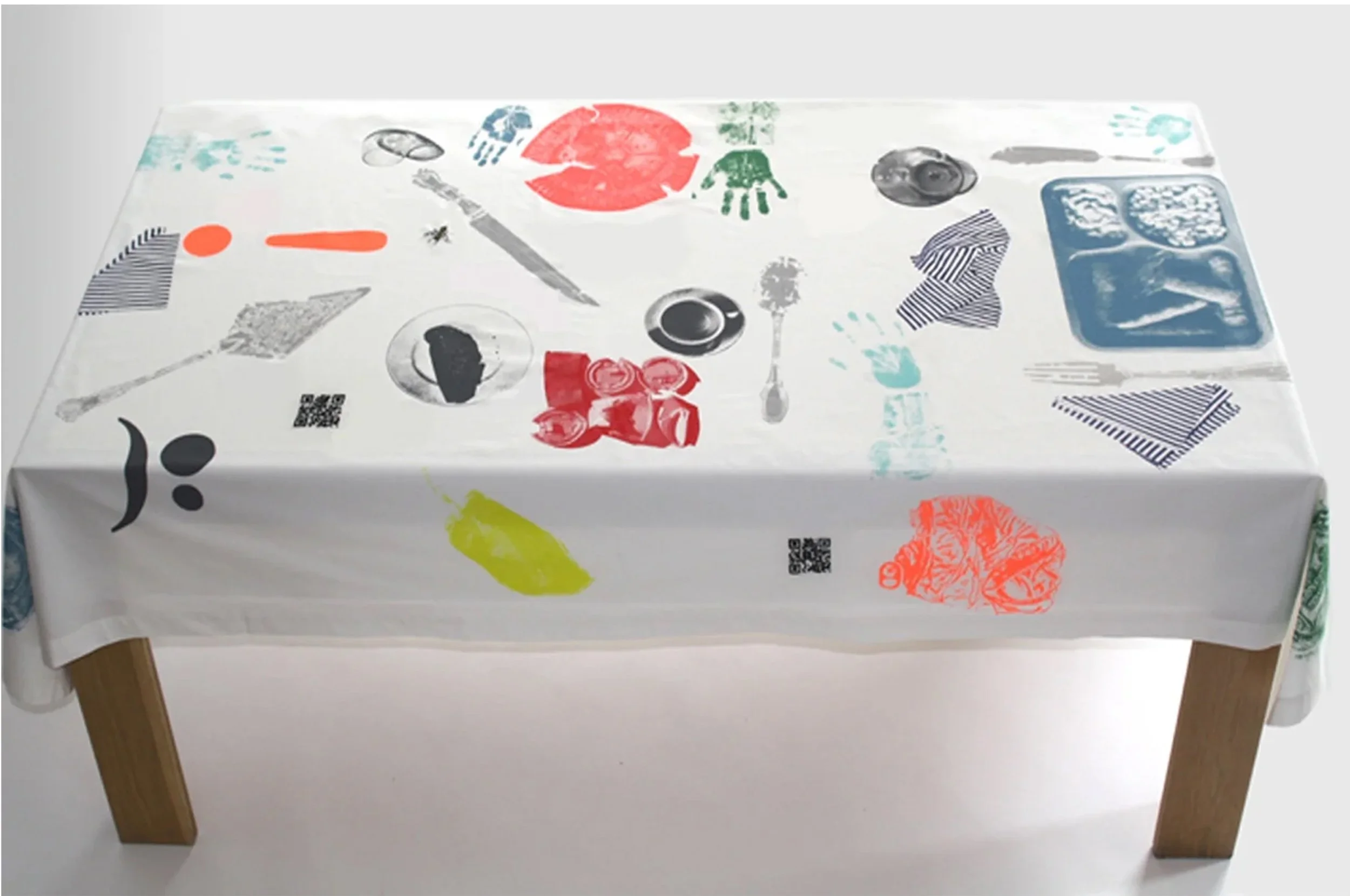 "Nothing Is Disposable."
Printed Cotton Tablecloth.
54 x 100 inches.
Edition of 10.
