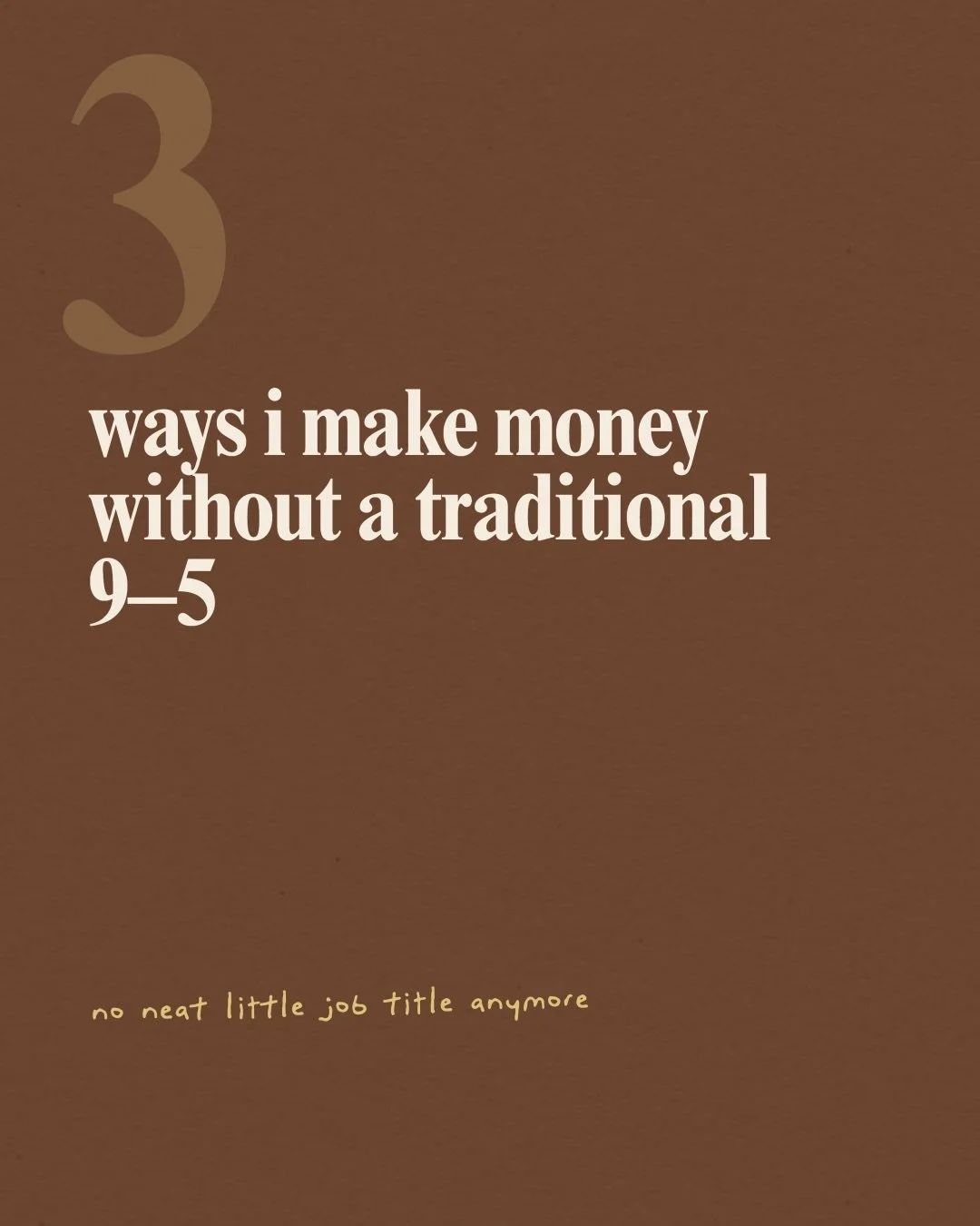 my income doesn&rsquo;t come from one neat little job title anymore&hellip;

- client work gives me recurring income.
- photography lets me earn more in a concentrated block of time.
- digital products are the piece i&rsquo;m building because the sam