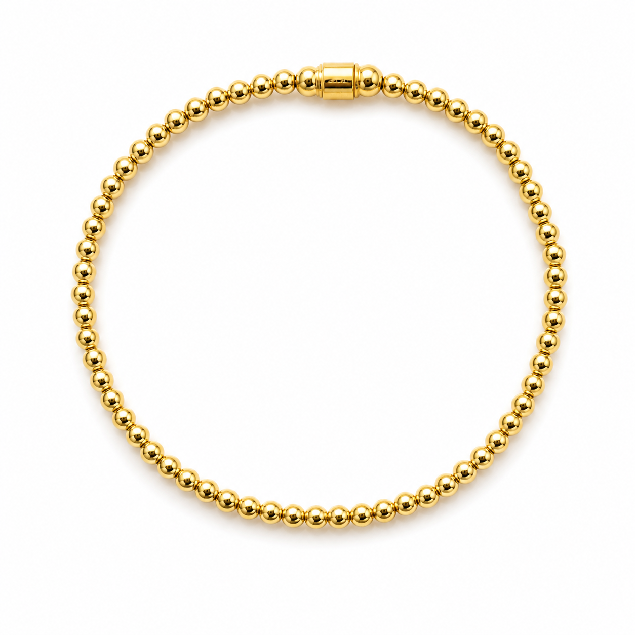 Classic silver or gold 3mm bracelet